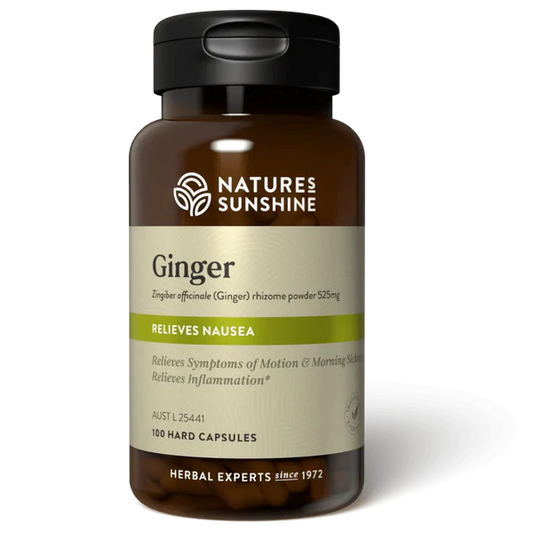 Natures Sunshine Ginger 100C