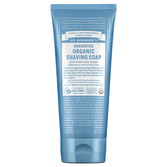 Dr Bronners Shaving Gel 207ML Unscented