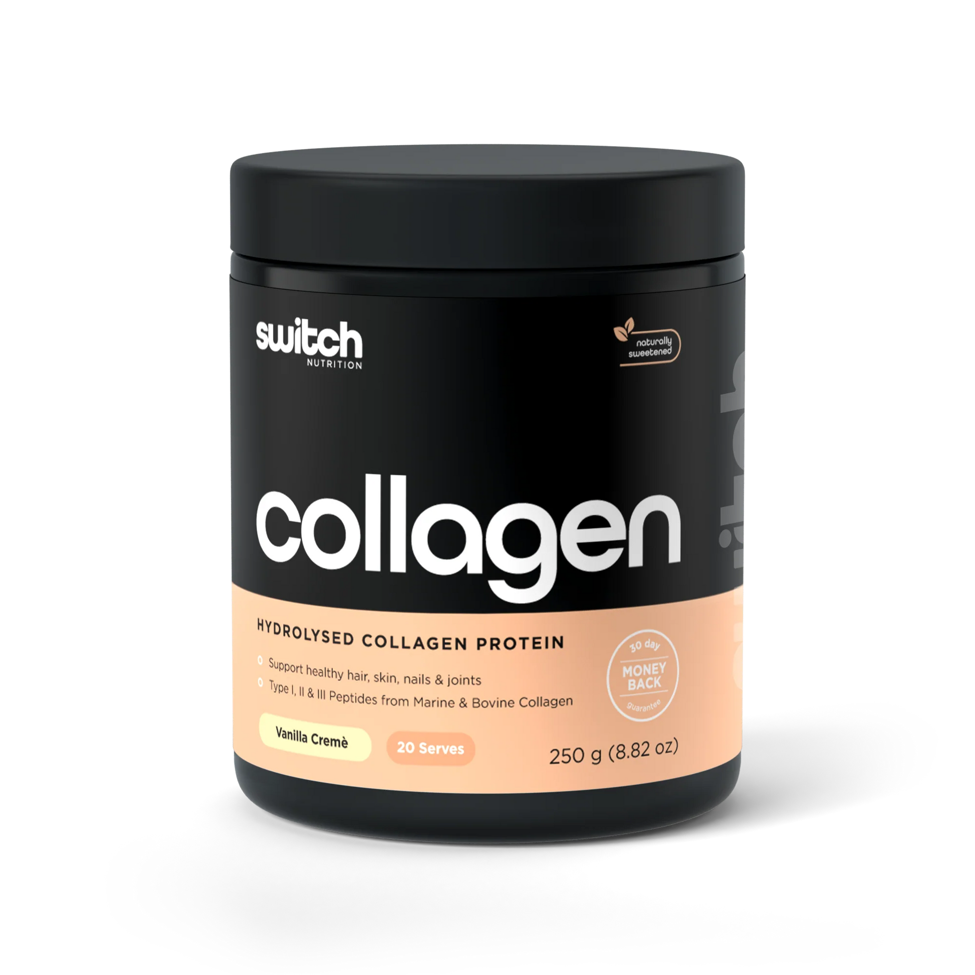 Switch Nutrition Collagen 20 Serves Vanilla Creme