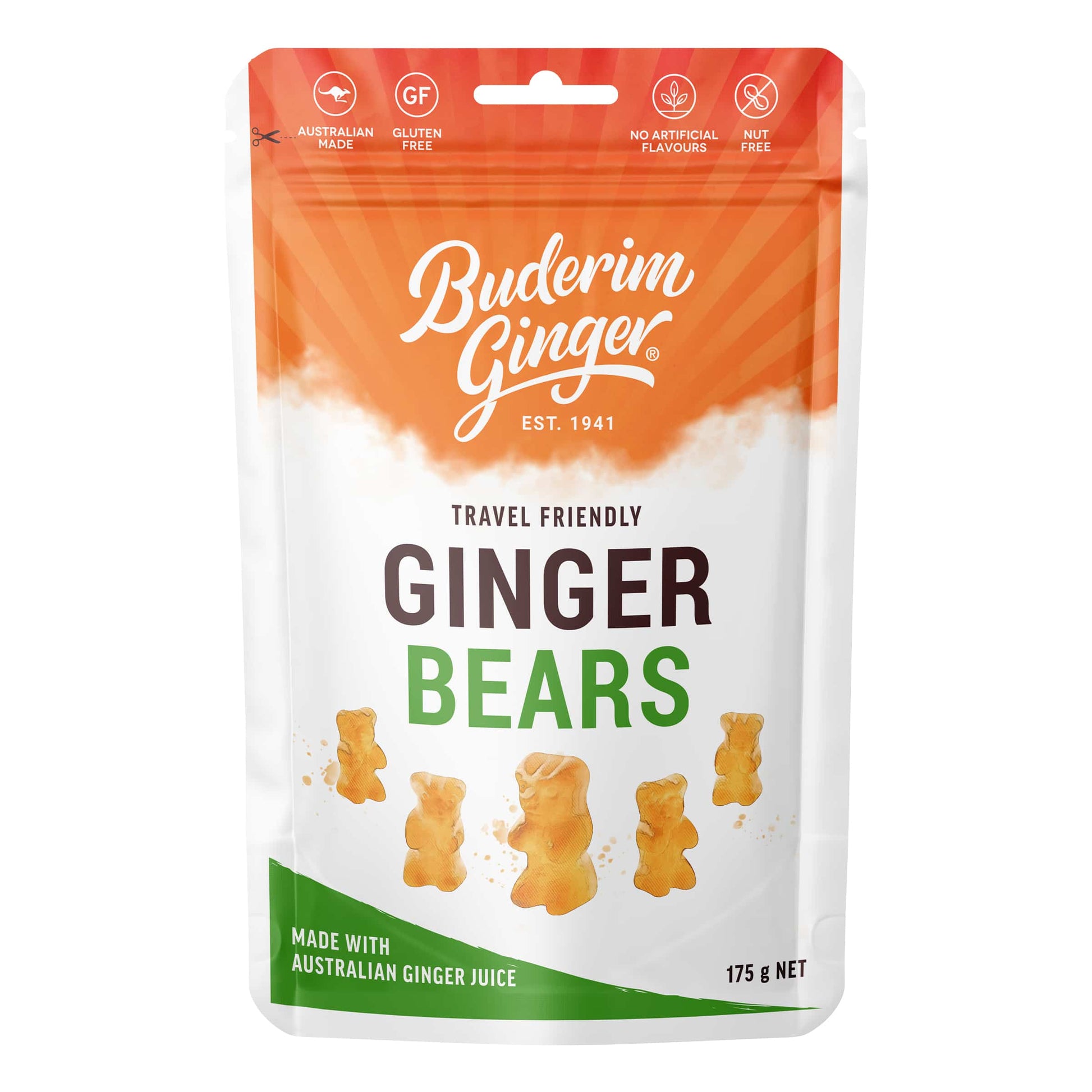 Buderim Ginger Bears 175g