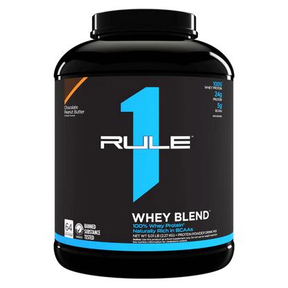 Rule1 Whey Blend 5lb Choc Peanut Butter