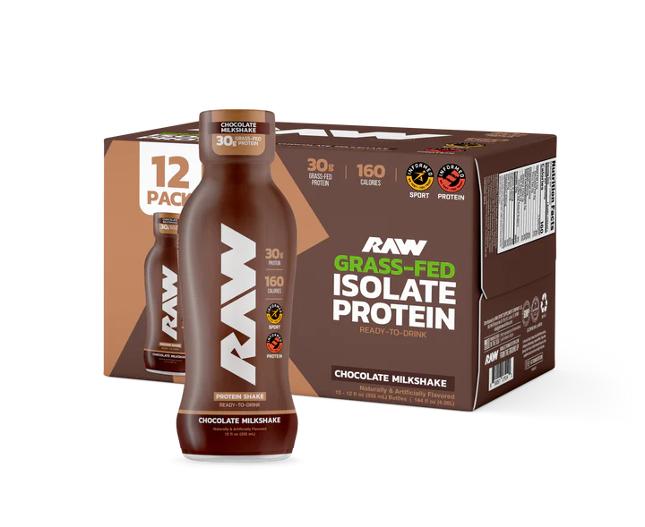 RAW CBUM Isolate Protein RTD 355ml Chocolate Milkshake