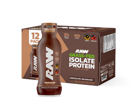 RAW CBUM Isolate Protein RTD 355ml Chocolate Milkshake