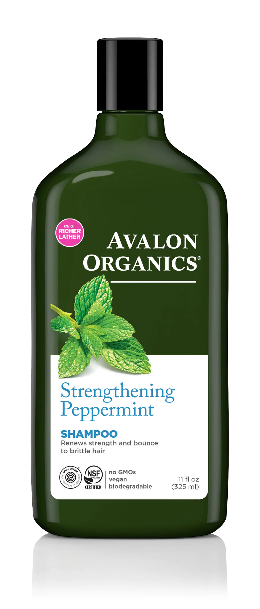 Avalon Organics Shampoo 325mL Peppermint