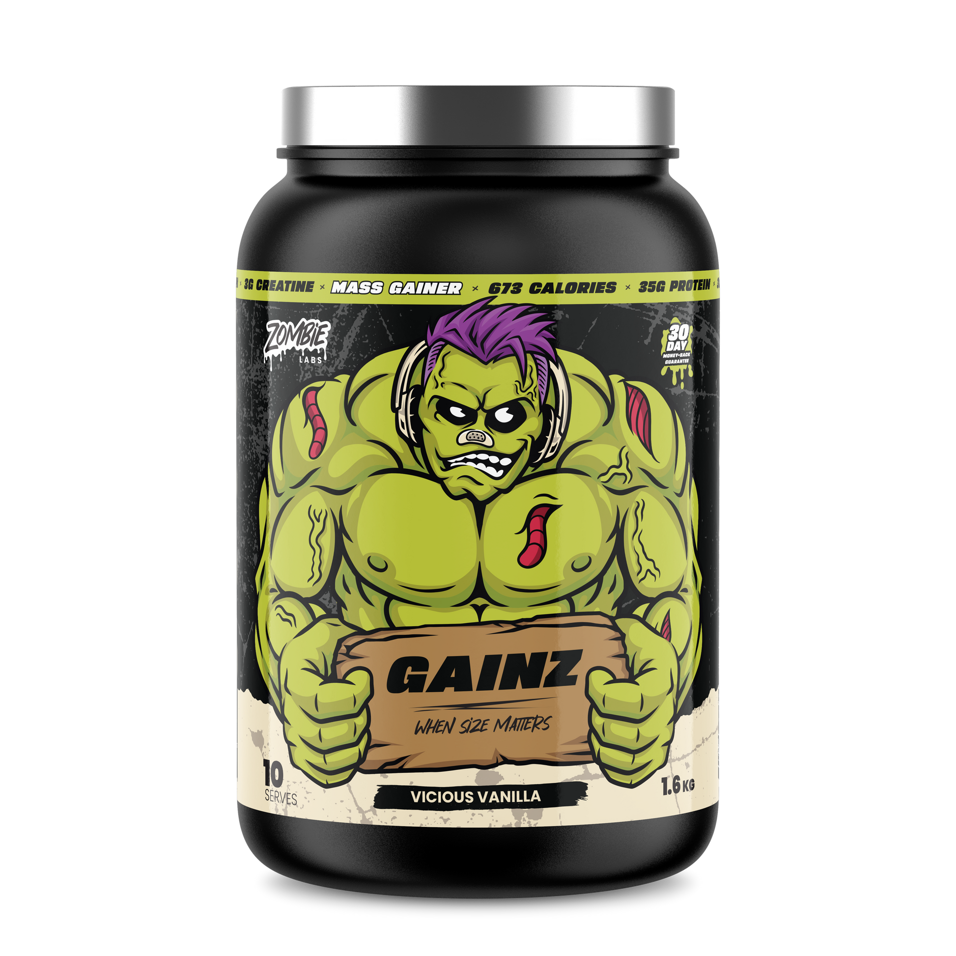 ZombieLabs Gainz 1.6kg Vicious Vanilla