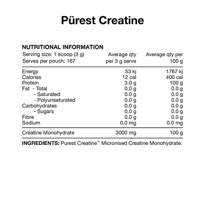 Switch Nutrition PUREST Creatine Monohydrate 500g