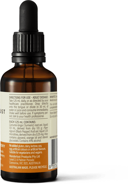 Wanderlust Turmeric Drops 50ml