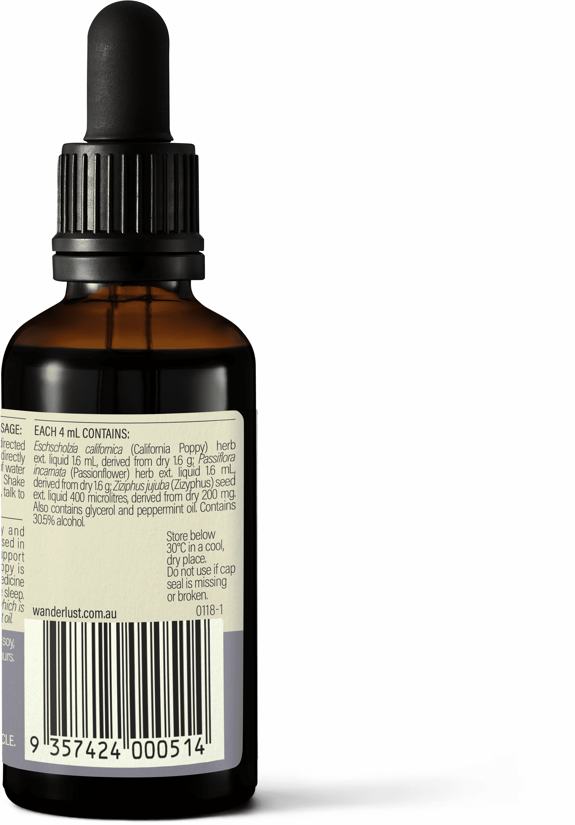 Wanderlust Sleep Botanicals Drops 50ml
