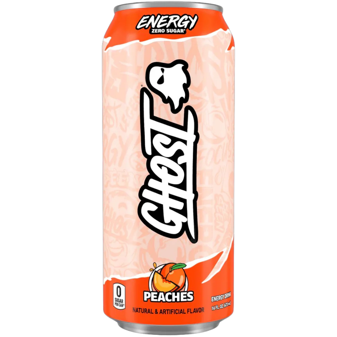 Ghost Energy Can 473ml Peaches