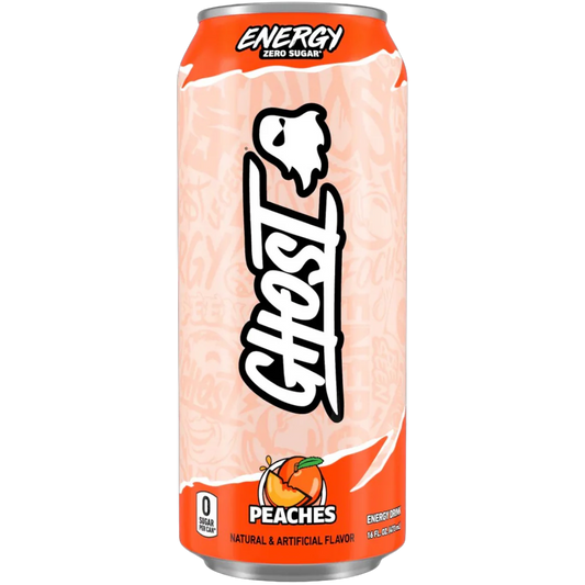 Ghost Energy Can 473ml Peaches