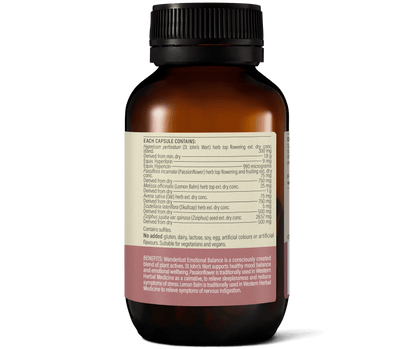 Wanderlust Emotional Balance 60 Capsules