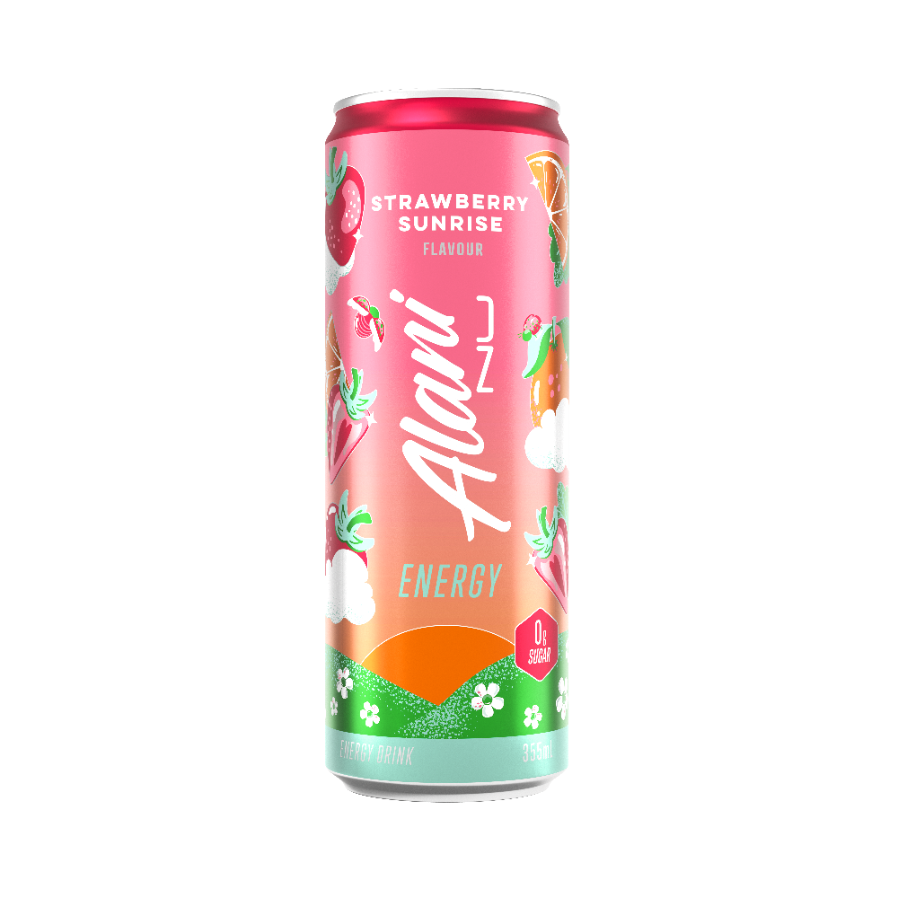 Alani Nu Energy 355ml Can Strawberry Sunrise