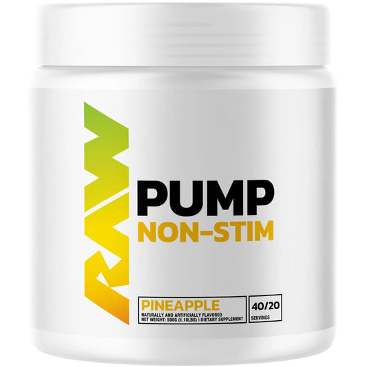 Raw Nutrition CBUM Pump Non-Stim 40 Serves Pineapple