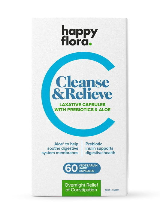 Happy Flora Cleanse 60vc Aloe