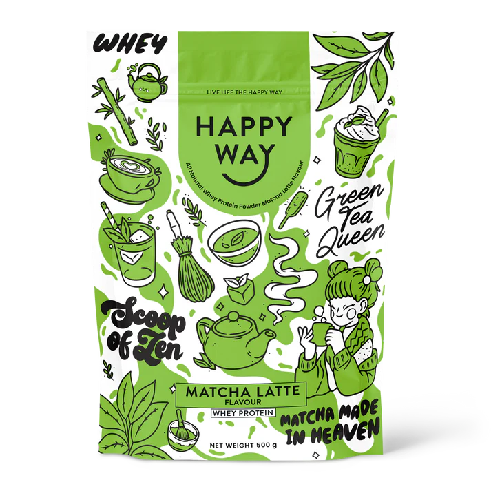 Happy Way Whey Protein Powder 500G MATCHA