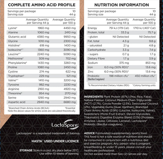 Power Plant Protein 440g Choc Cherry Coconut