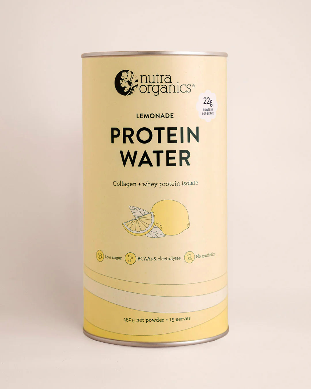 Nutra Organics Protein Water 450g Lemonade