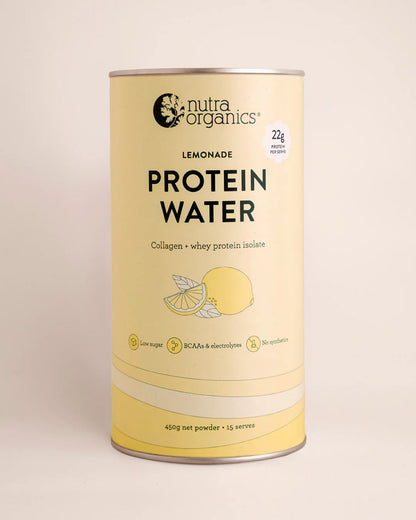 Nutra Organics Protein Water 450g Lemonade