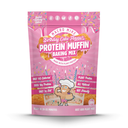 Macro Mike Protein Muffin 250G Birthday Cake