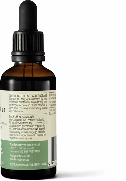 Wanderlust Olive Leaf Liquid 50ml
