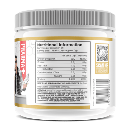 Maxs Lab Series Micronized Creatine Monohydrate 200g