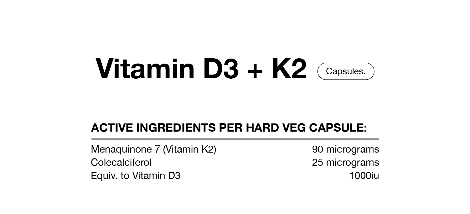 Switch Nutrition D3 & K2 60vc
