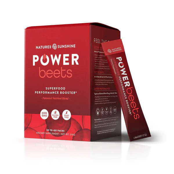 Natures Sunshine Power Beets 7G x 30 Pack