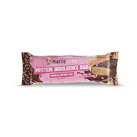Macro Mike Protein Indulgence Bar 50g Chocolate Birthday Cake