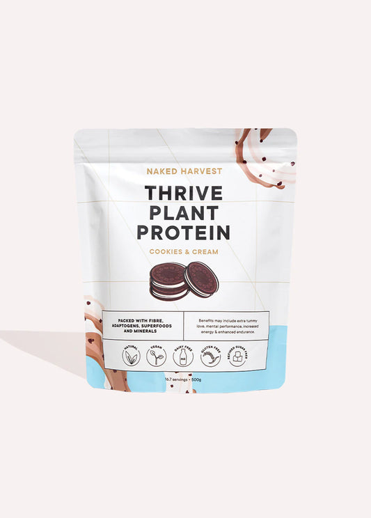 Naked Harvest Thrive Plant Protein 500g Cookies & Cream