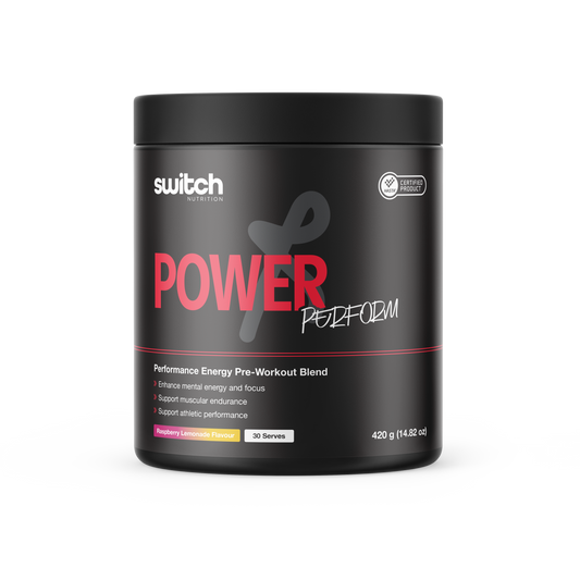 Switch Nutrition Power Perform 30 Serves Raspberry Lemonade