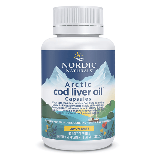 Nordic Naturals Arctic Cod Liver Oil 90SC