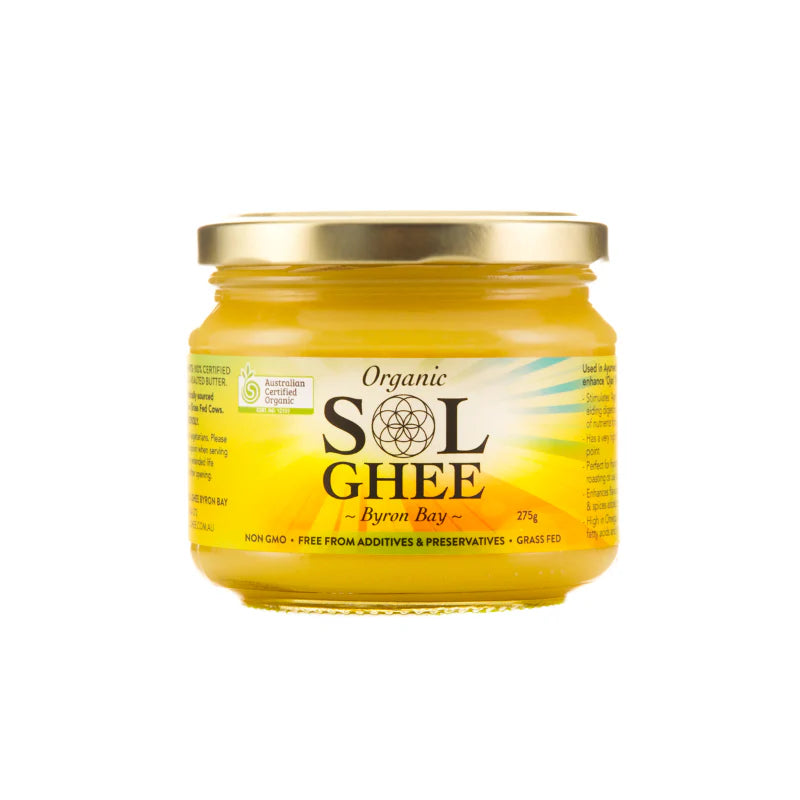 Sol Organics Organic Grass Fed Ghee 275g