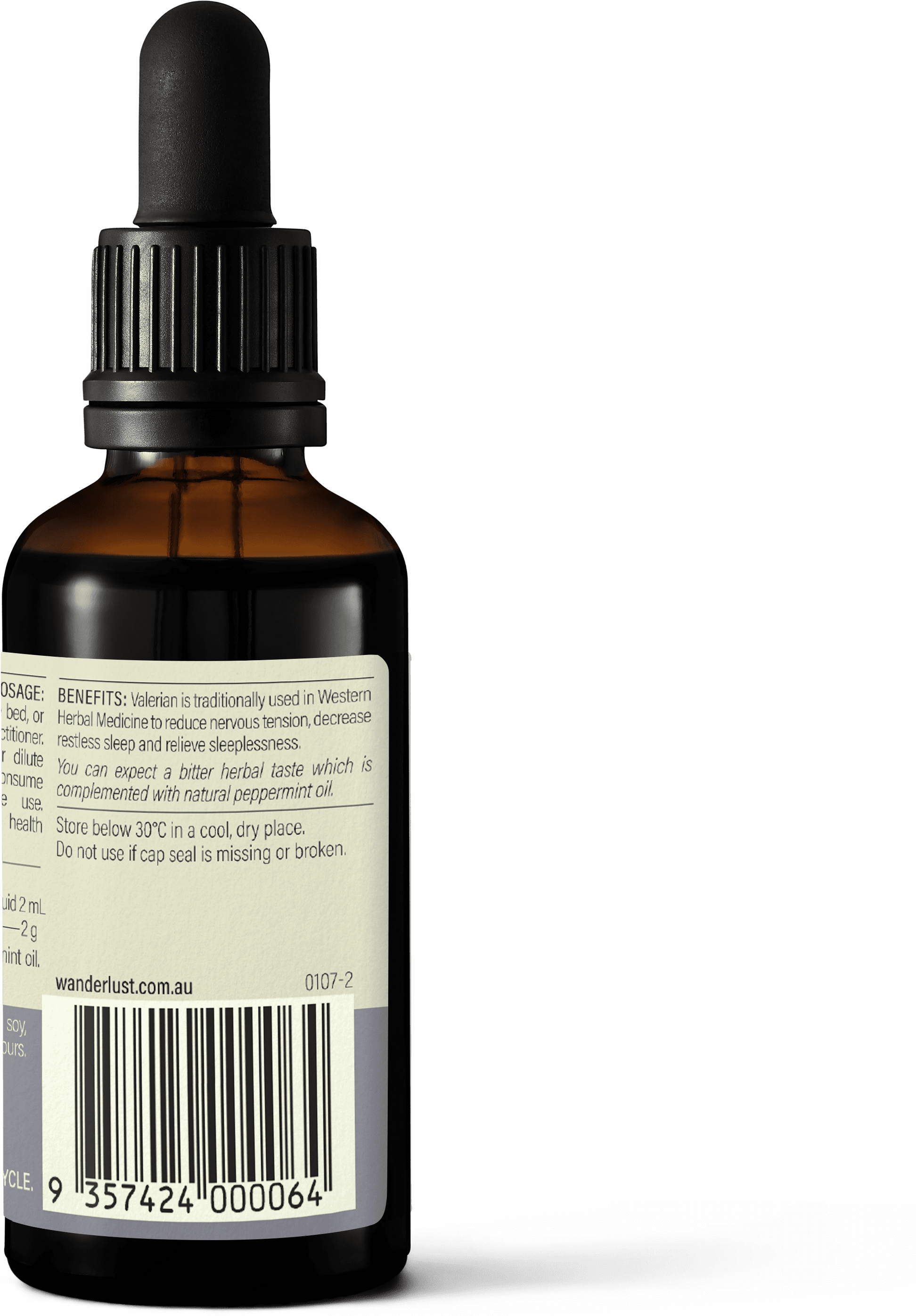 Wanderlust Valerian Drops 50ml