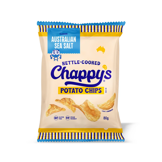Chappy's Kettle Chips 80G Sea Salt