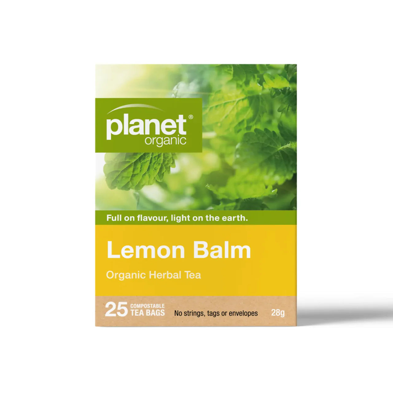 Planet Organic Lemon Balm Herbal Tea x 25 Tea Bags