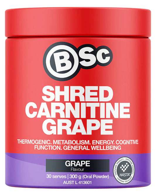 BSc Shred Carnitine 30 Serves Grape
