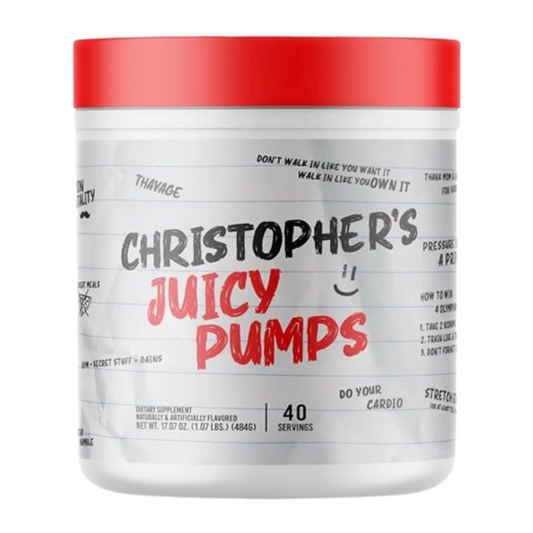 Raw Nutrition CBUM Pump Non-Stim 40 Serves Christopher's Juicy Pumps