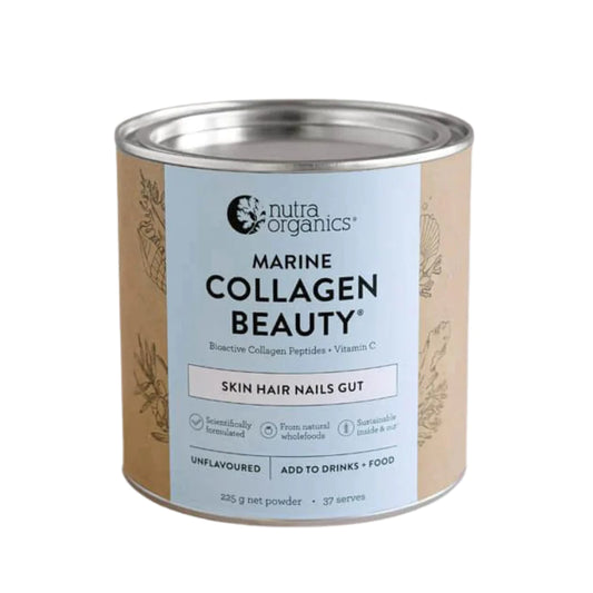Nutra Organics Marine Collagen Beauty 225G Unflavoured