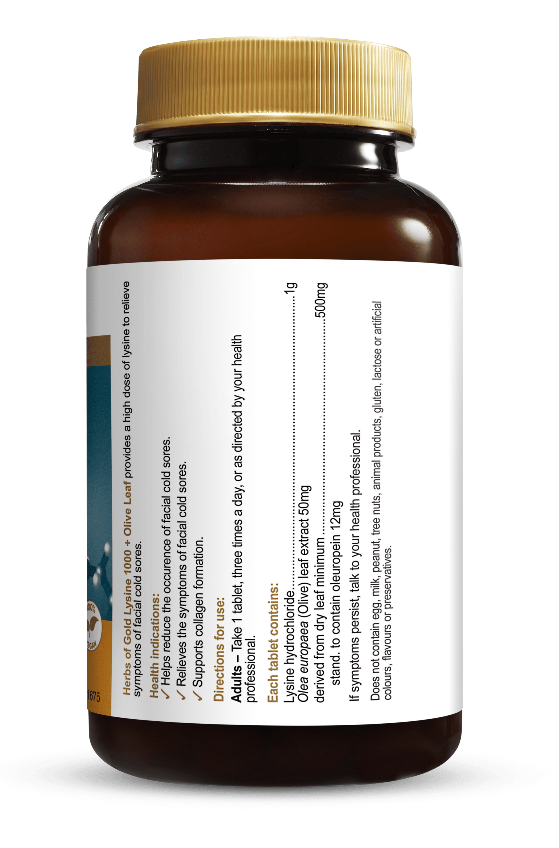 Hofg Lysine 1000 plus Olive Leaf