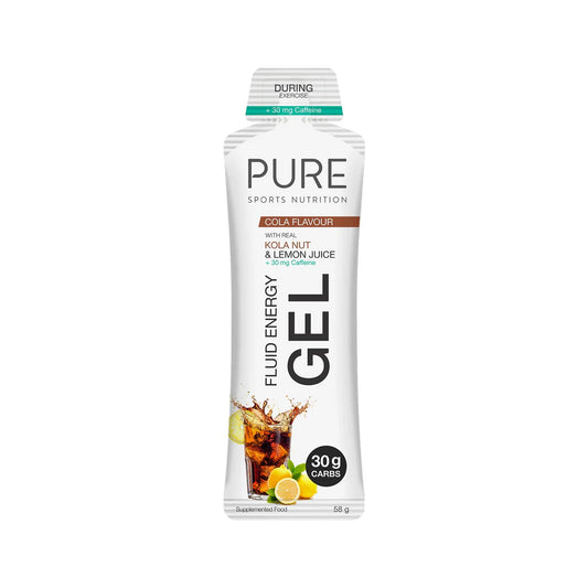 PURE Fluid Energy Gel 58g Cola + Caffeine